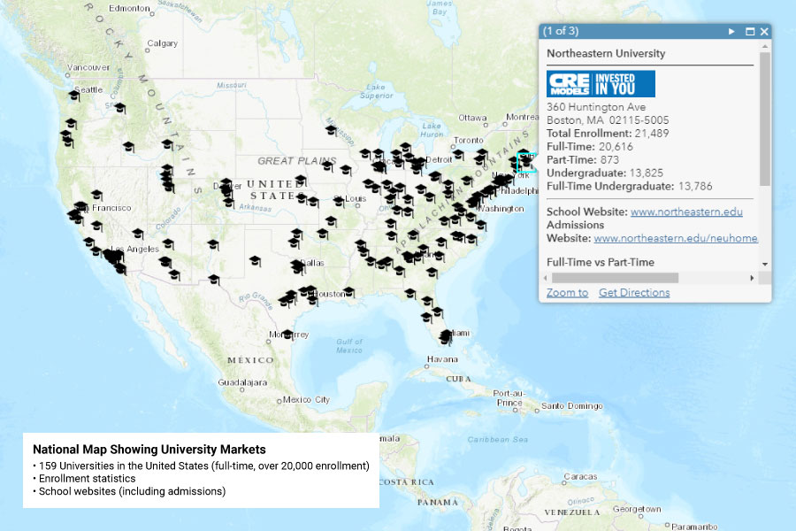 Opportunity Zones Student Housing - Interactive Map p1