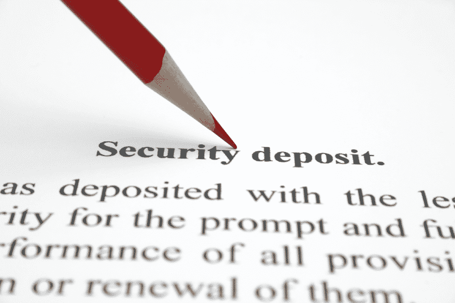 Lease Workout - Security Deposit